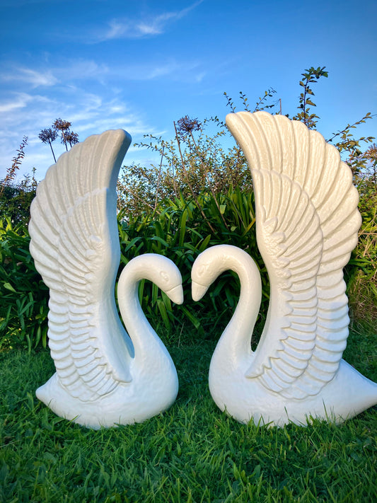 Swan Statues x2